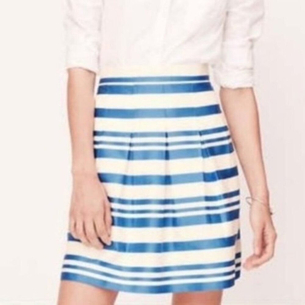 NWT LOFT Striped mini skirt  women's size 8 (X18)